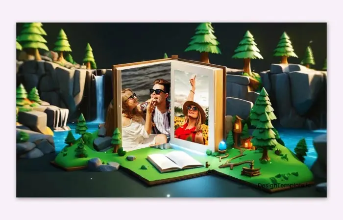 Creative Book Frame 3D Slideshow